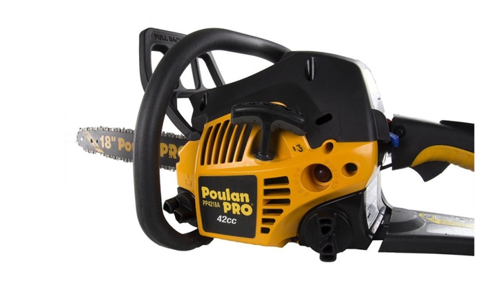 Up To 14% Off on Poulan Pro PP4218A 18" 42CC 2... | Groupon Goods