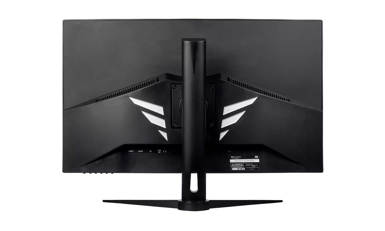 Monoprice 32in QHD 1440p 144Hz VA Curved Gaming Monitor, Height Adjustable Stand - Second Medium