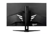 Monoprice 32in QHD 1440p 144Hz VA Curved Gaming Monitor, Height Adjustable Stand - Second Medium
