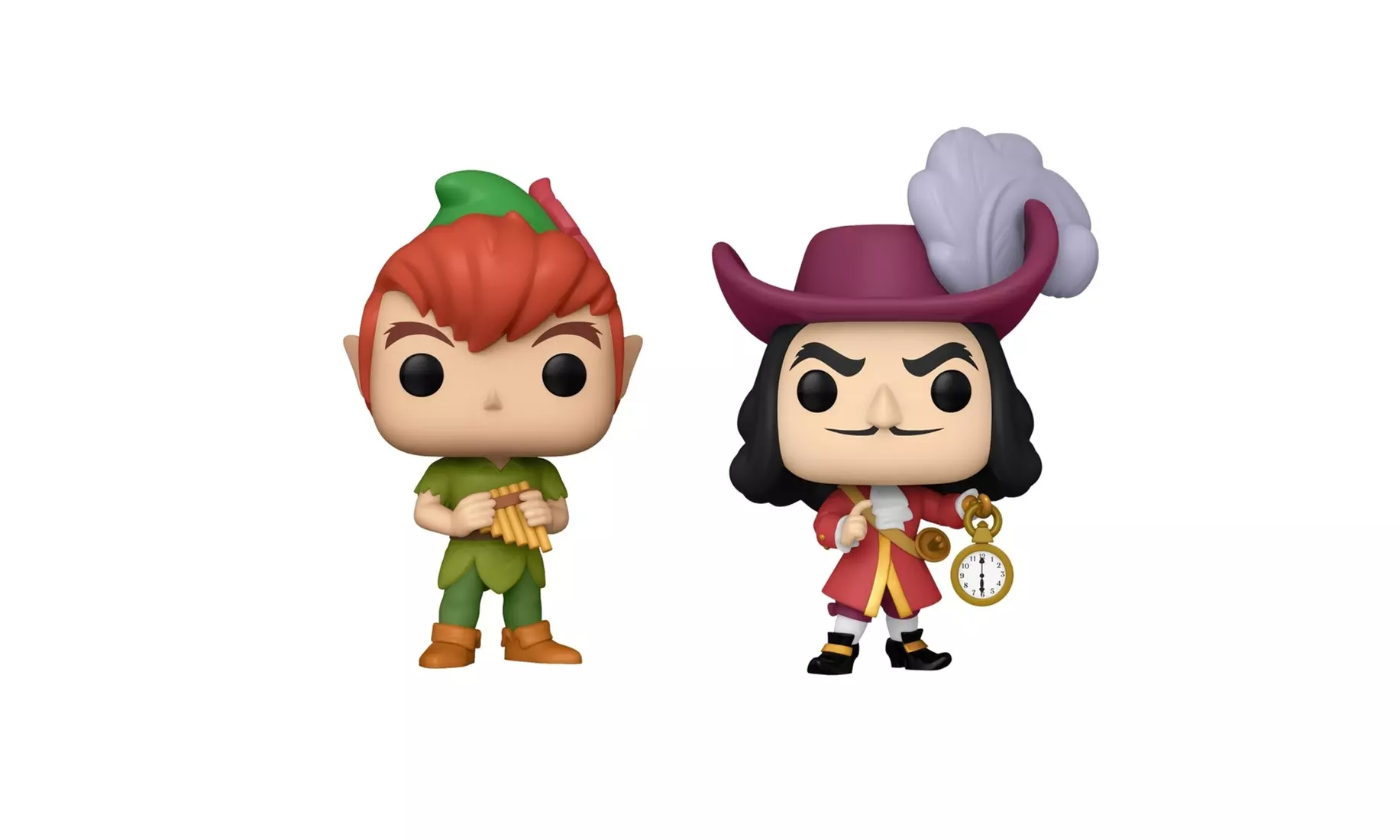 Funko Pop! 2 Pack Disney Peter Pan: Peter Pan & Captain Hook #1344, #1348 - Primary Image