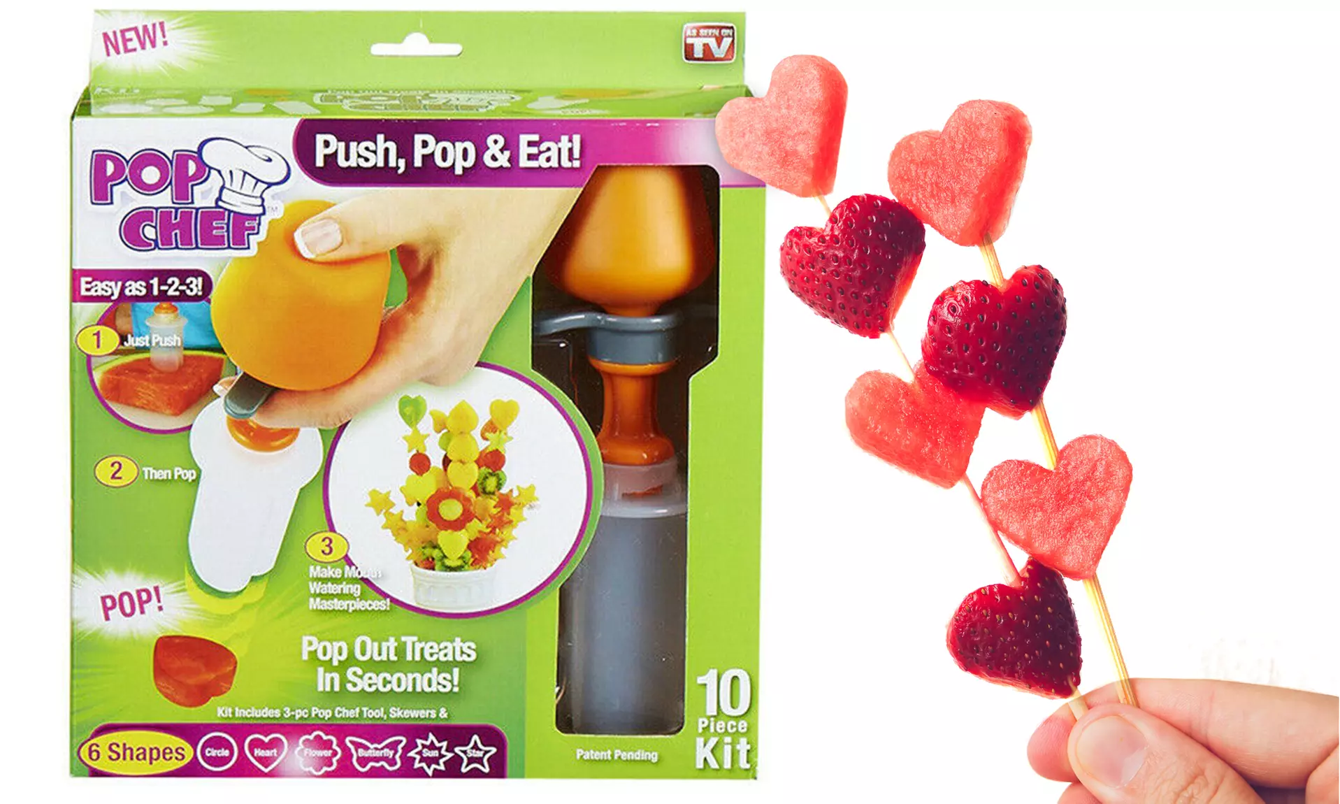 Pop Chef Vegetable & Fruit Shape Pop Cutter - Primary Image