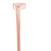 Image 2: 14K Rose Gold Plated Sterling Silver 0.05ct Miracle set Diamond Ring(J-K, I1-I2)