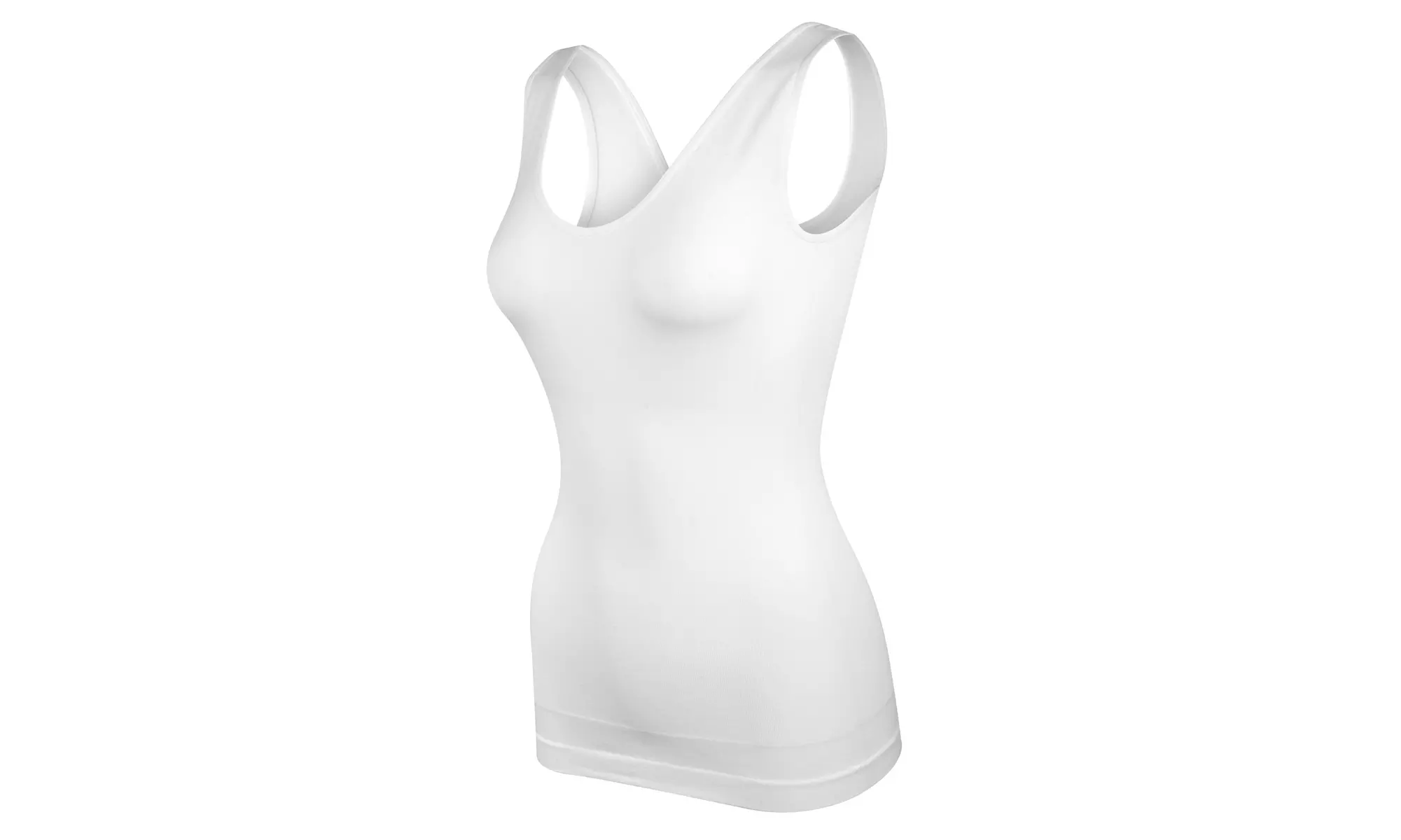 Donna L'oren Women's Seamless Scoop Tank Top Body Shaping 2 or 4 Pack