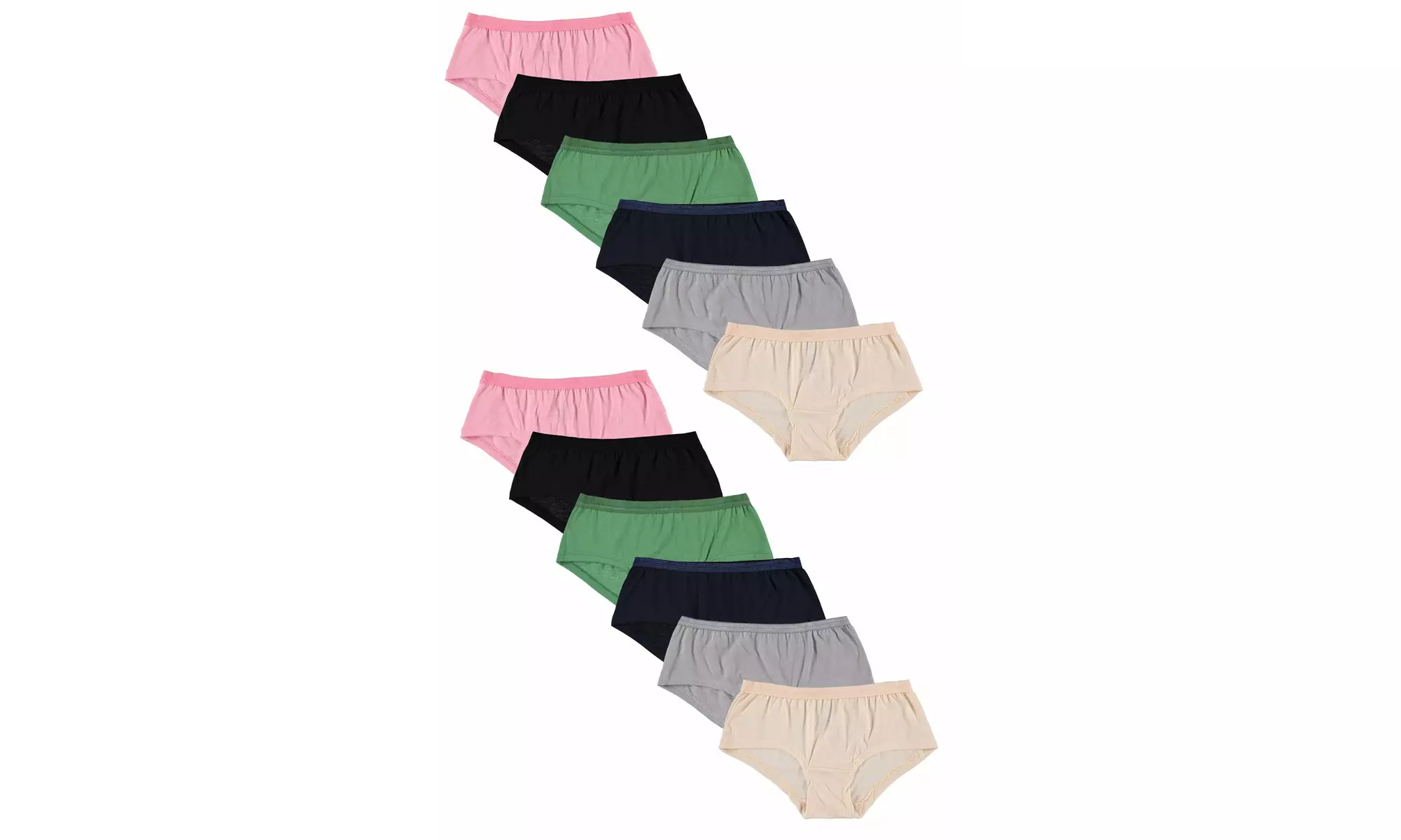 6 or 12 Pack Yacht & Smith Women's 95% Cotton Underwear Panty Briefs - Primary Image