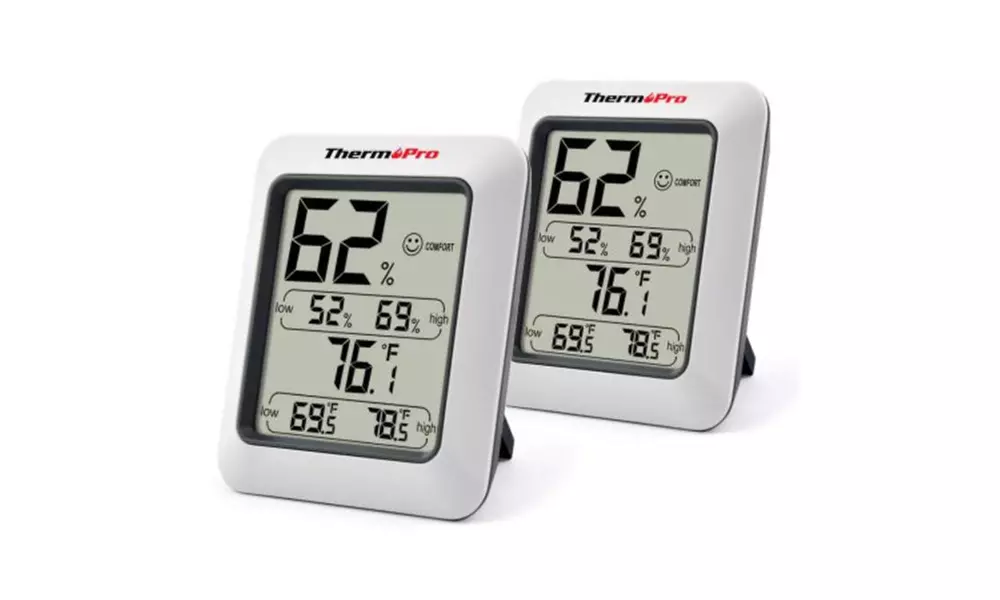 ThermoPro TP50-2 Digital Indoor Temperature Humidity Monitor Thermometer Meter - Primary Image