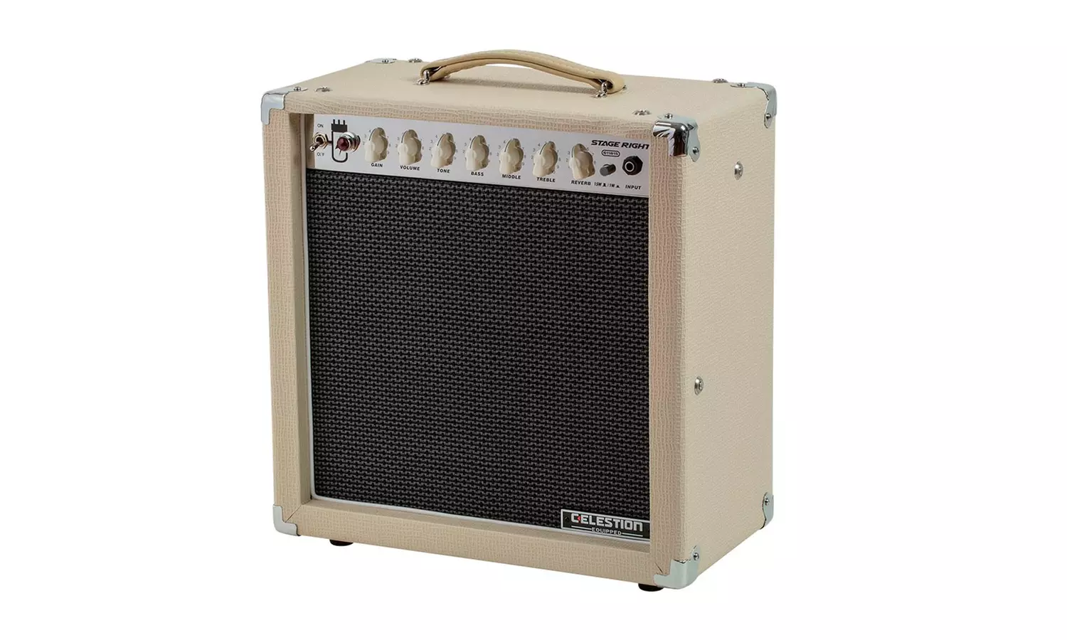 Monoprice 15 Watt, 1x12 Guitar Combo Tube Amplifier Celestion Speaker & Spring - Primary Image