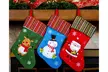 3 Piece Christmas Stockings - Quilted - Second Medium