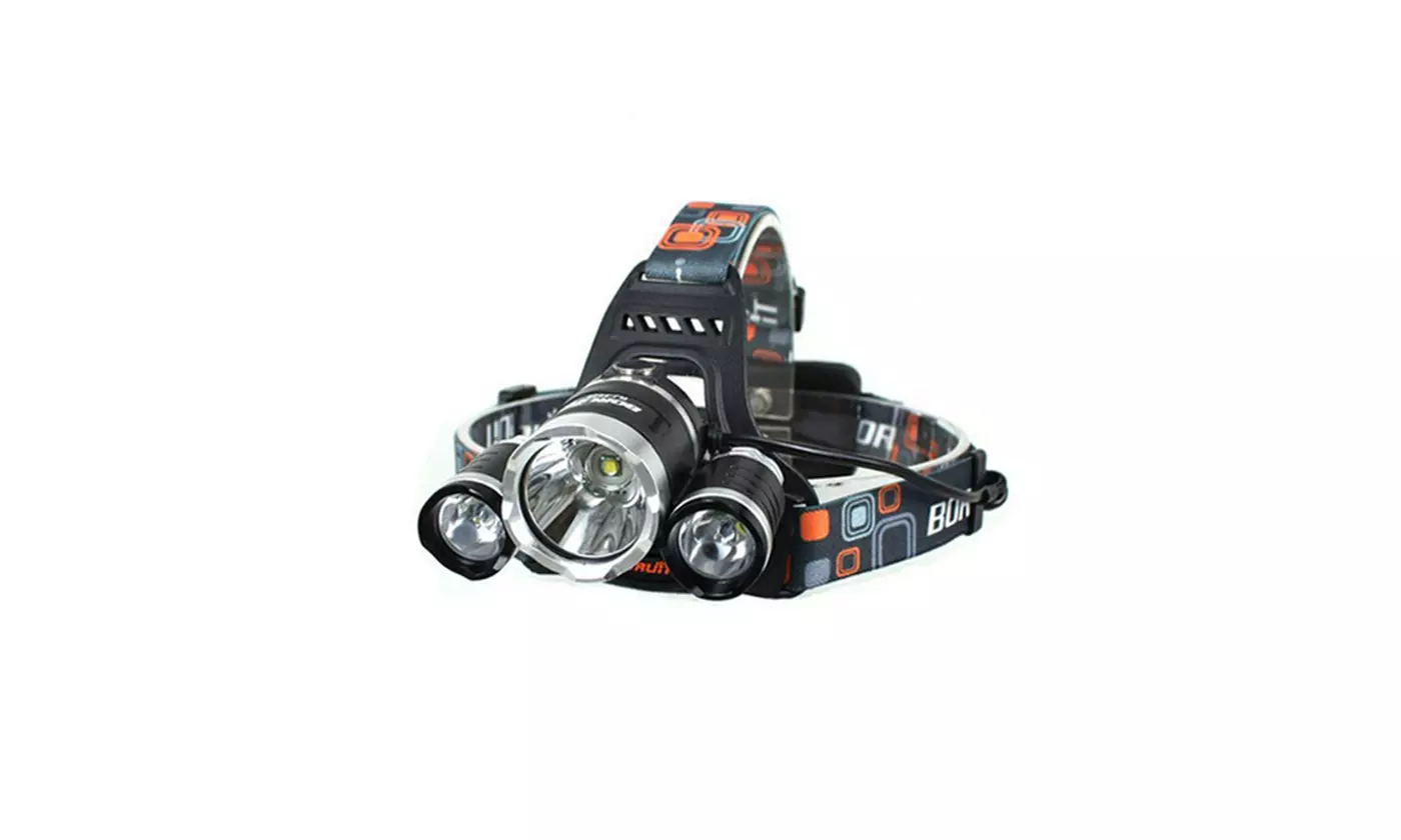 5000LM 10W 3-Mode 5000LM White Light Headlamp Black - Primary Image