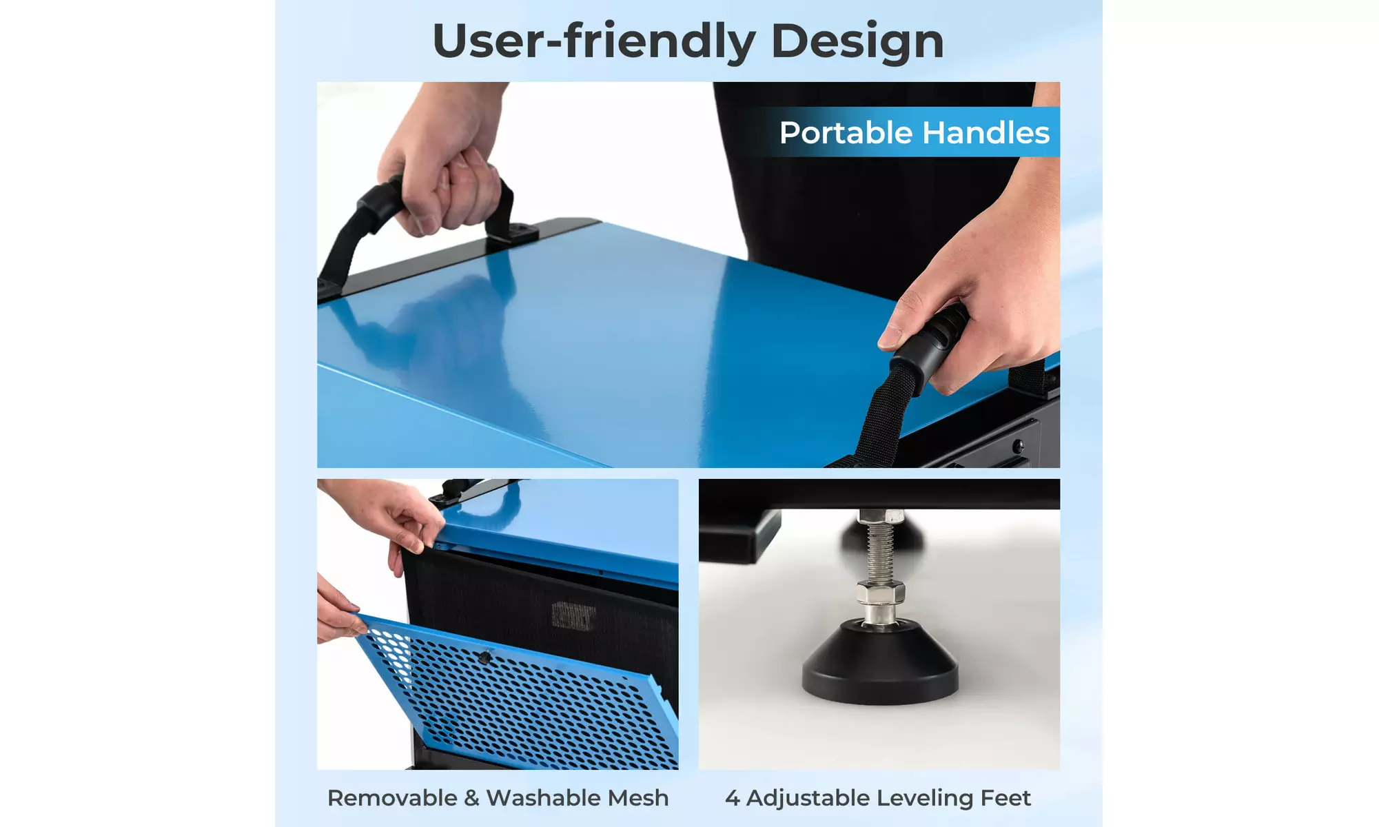 Costway Crawl Space Dehumidifier Commercial Dehumidifier w/ 3 Modes & 24H Timer