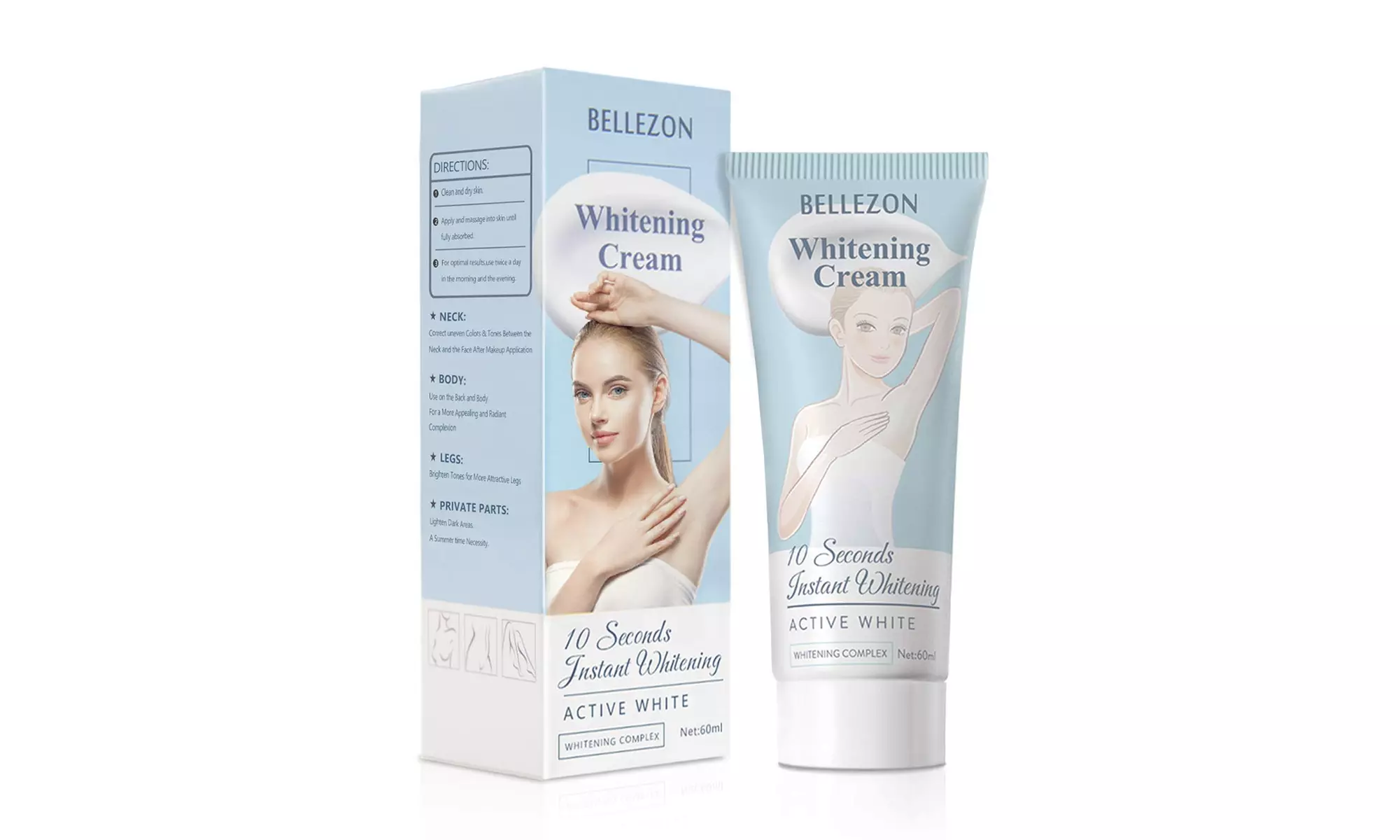 Armpit Whitening Cream Knee Lightening Bikini Underarm Whitening Cream, 1 or 2PK - Primary Image