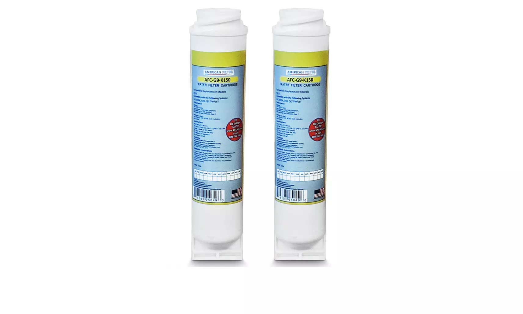2-Pack GE FQK1K Compatible Water Filter  - Primary Image