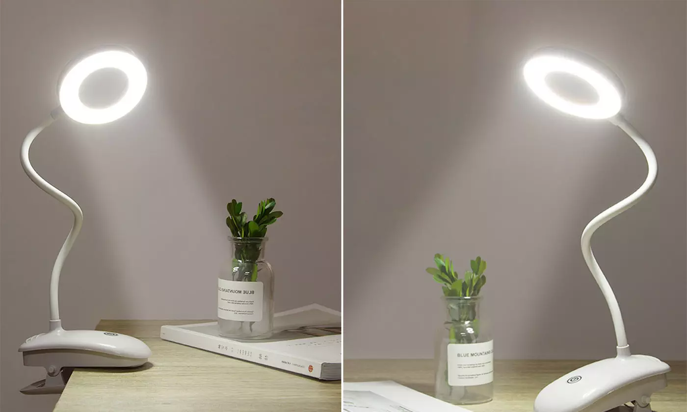 3 Light Modes Dimmable LED Desk Lamp with Pen Holder