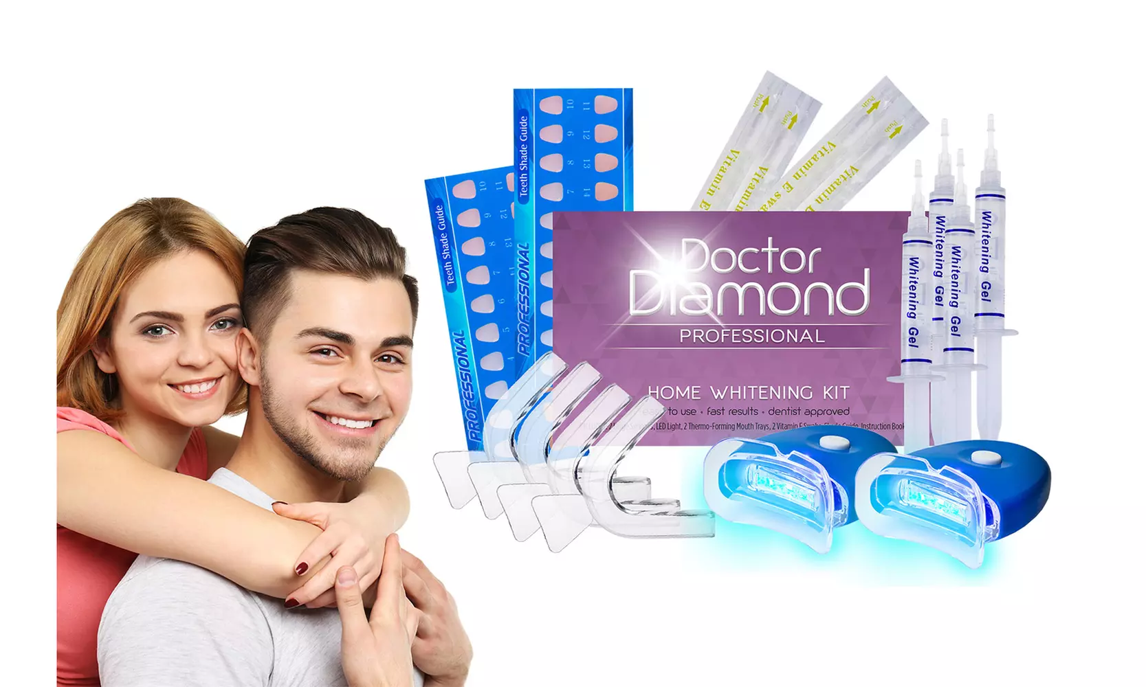 Dr. Diamond Deluxe Teeth Whitening Kit - 2 Pack - Primary Image