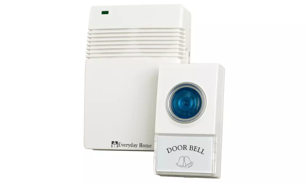 Wireless Remote Control Doorbell with 10 Different Chimes - Primary Image