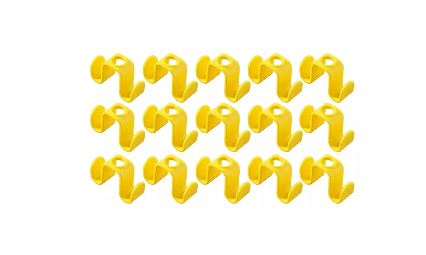 Double-Sided Clothes Hanger Connector Organizer Hooks Extender Clips 