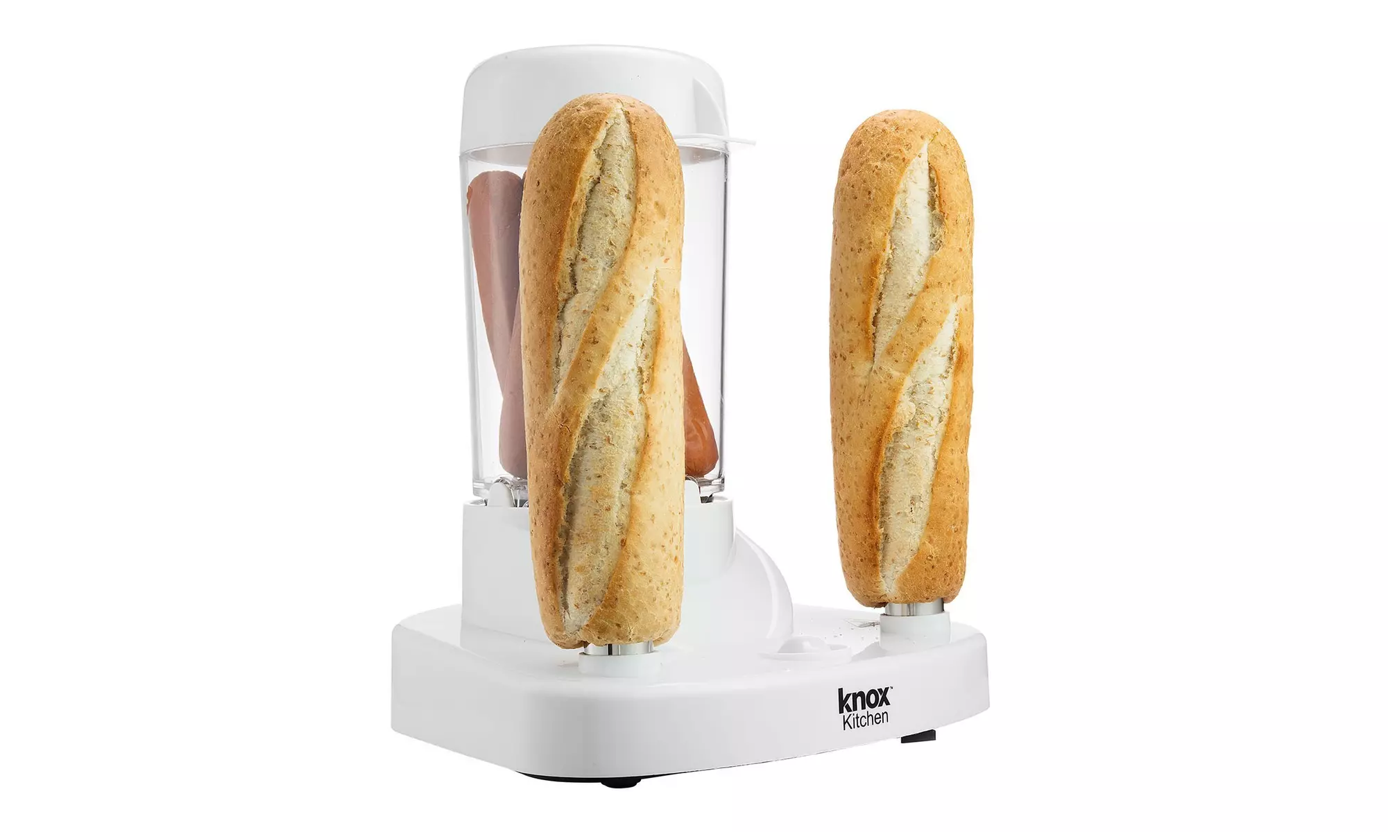 Knox Hot Dog Steamer with 2 Bun Warmers Cooks in Just 6-8 Minutes - Primary Image