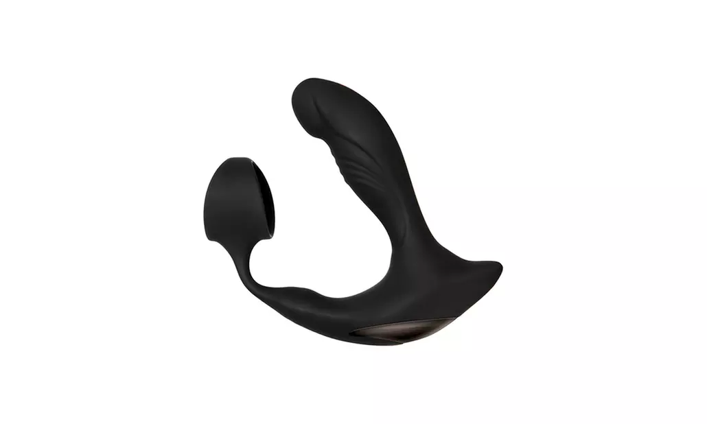 Zero Tolerance Strapped & Tapped Rechargeable Prostate Vibrator - Black - Primary Image