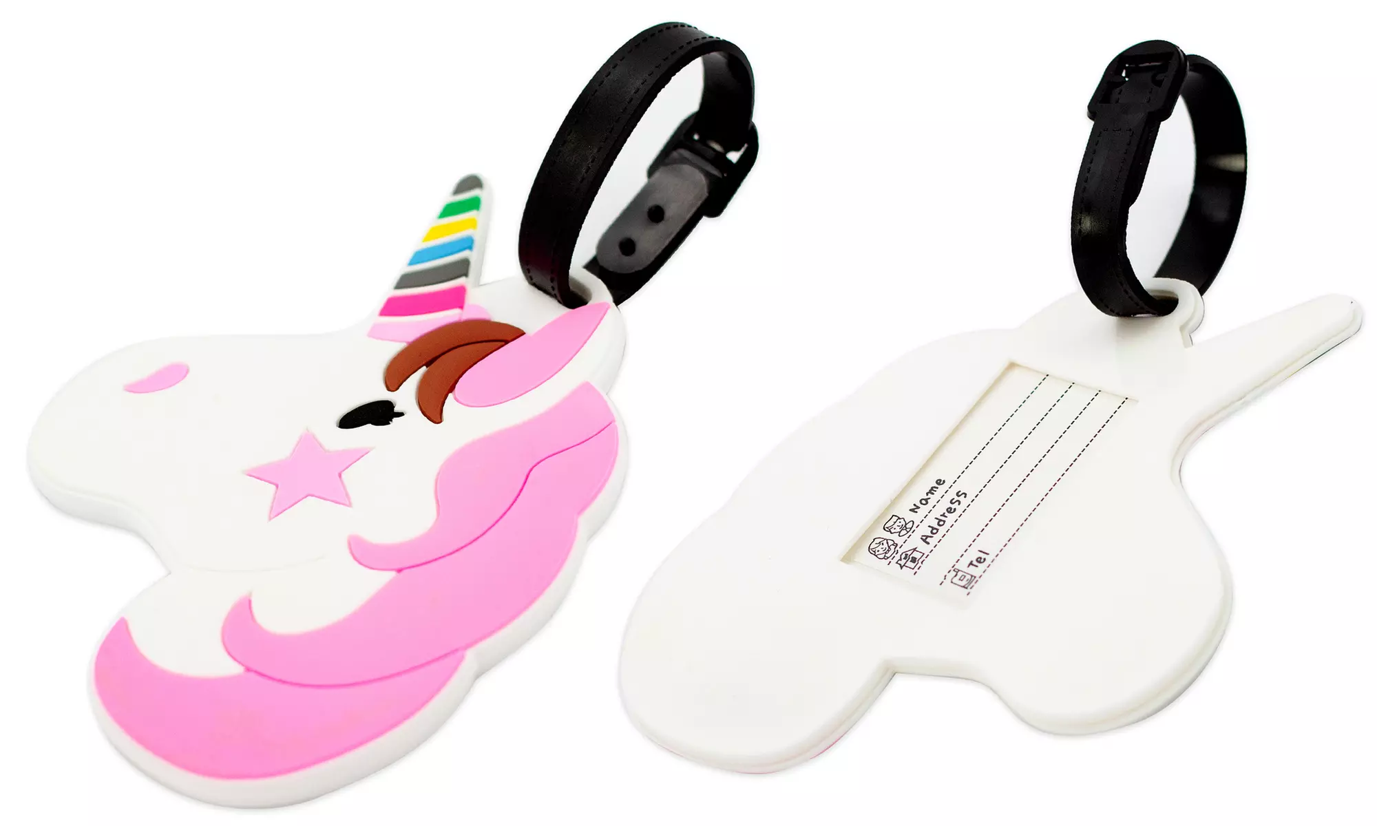 Miami CarryOn 2-Piece Novelty Luggage Tags