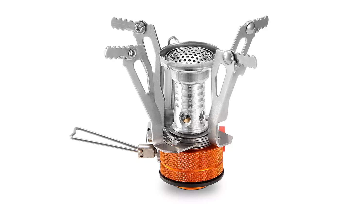 iMounTEK Portable Butane Gas Stove with Piezo Ignition and Burner