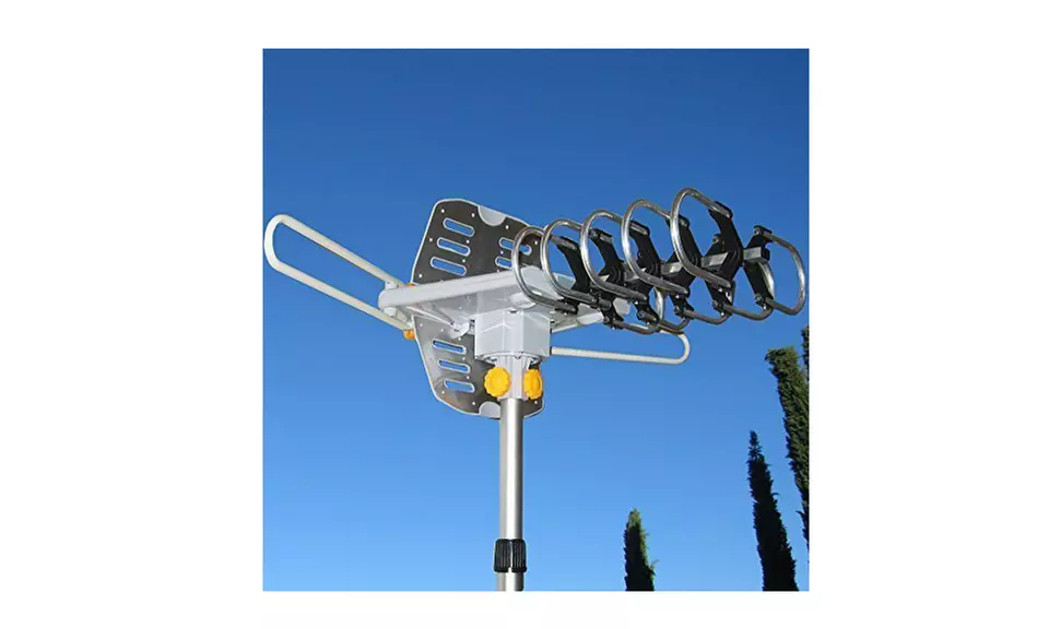 150Miles Outdoor Tv Antenna Motorized Amplified Hdtv High Gain 36Db - Primary Image