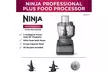 Ninja BN601 Professional Plus Food Processor 1000 Peak Watts Silver-New - Second Medium