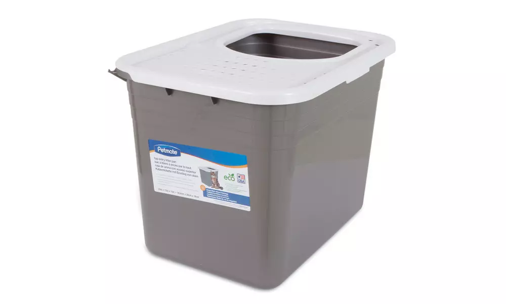 Petmate Top Entry Litter Pan - Primary Image