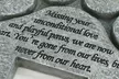 Dog Memorial Stone Personalized Paw Print Pet Grave Garden Customizable Photo - Second Medium