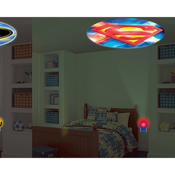 Dc Comics Batman Or Superman Projection Night Light Groupon