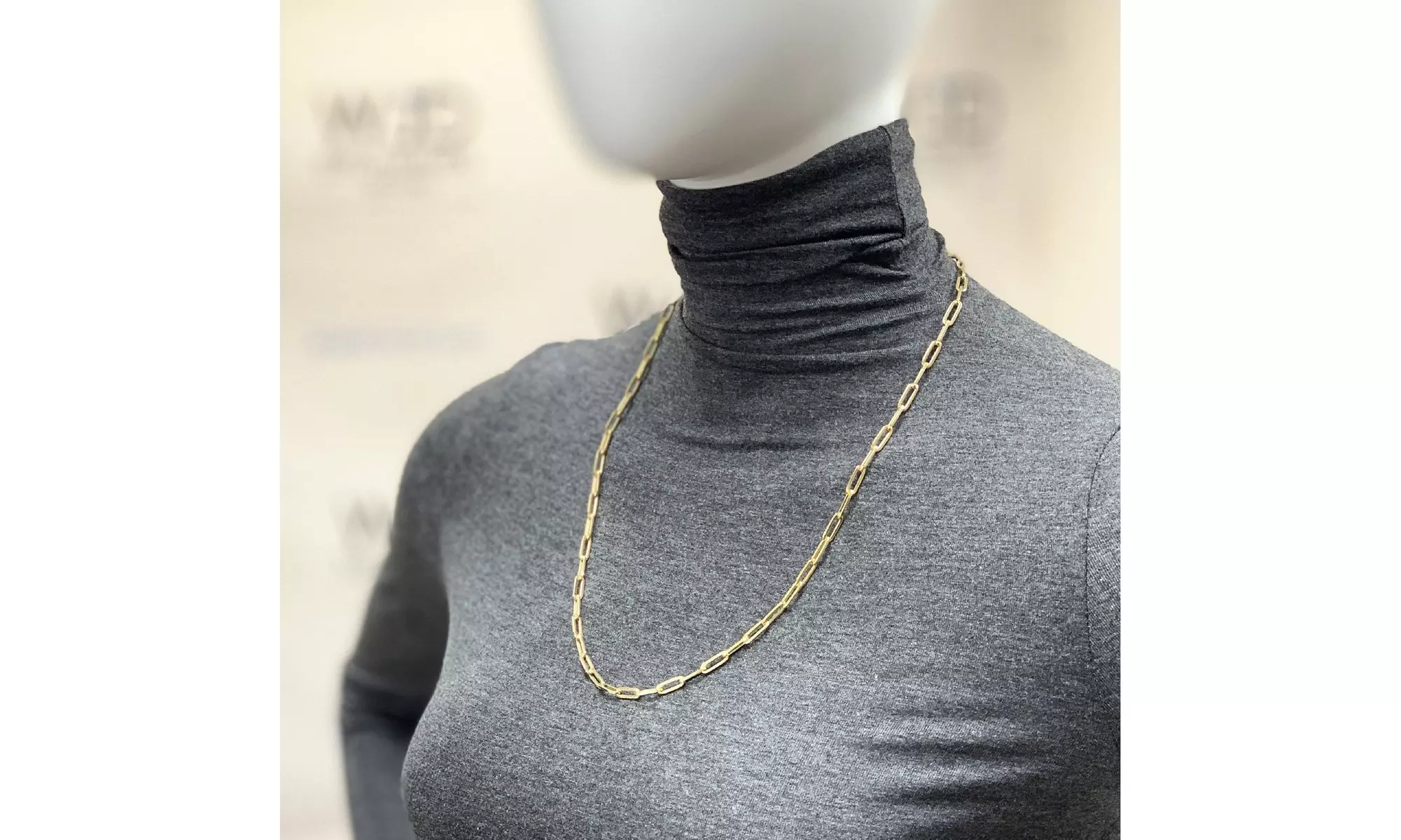 Sterling Silver Paper clip chain