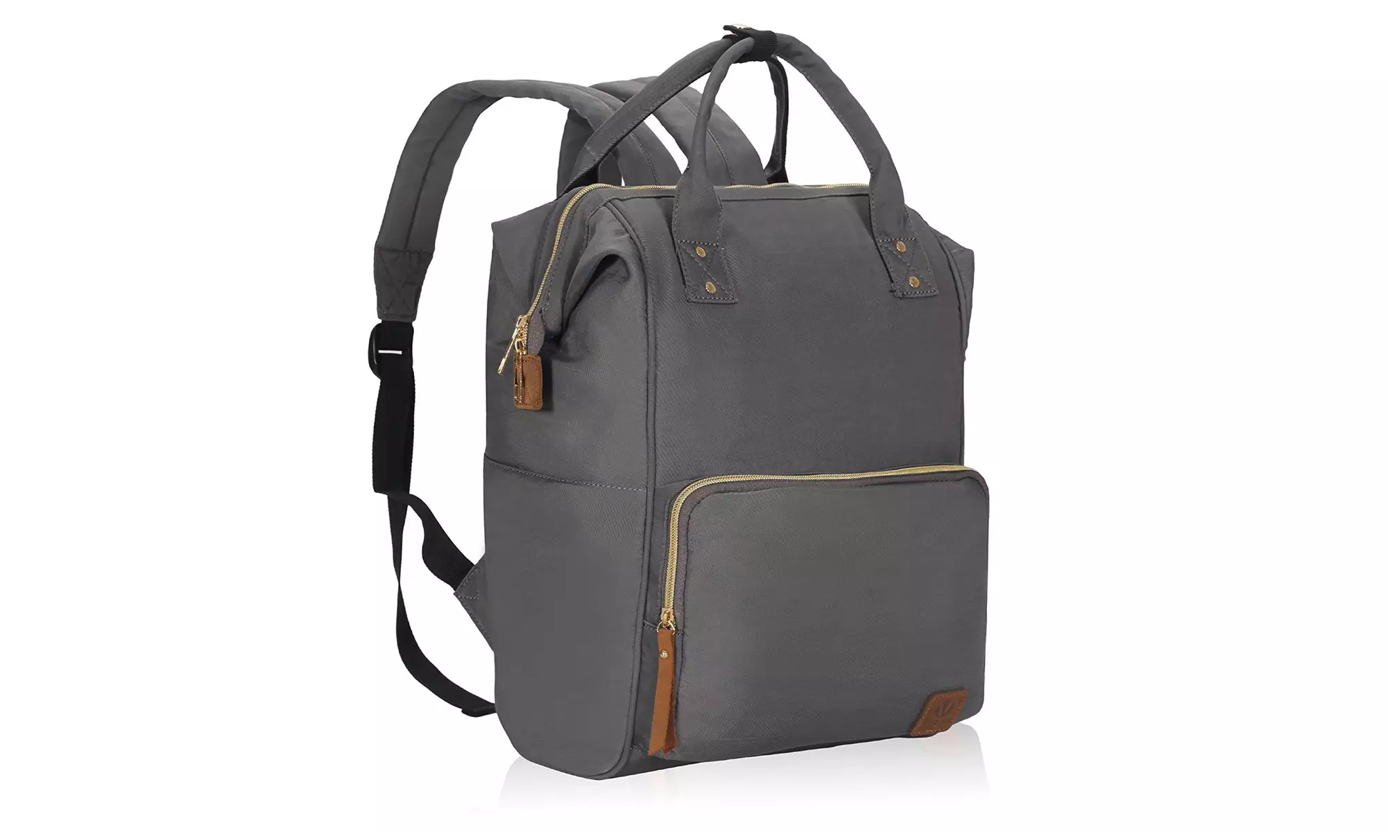 Veegul Wide Open Multipurpose Travel Backpack Lightweight 18L Grey - Primary Image