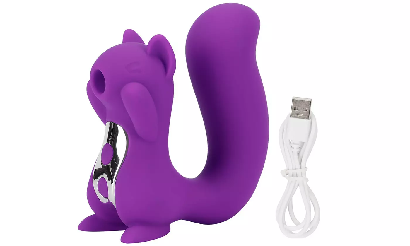 Squirrel Sucking Vibrator Clit Sucker Dildo G Spot Massager Sex Toy