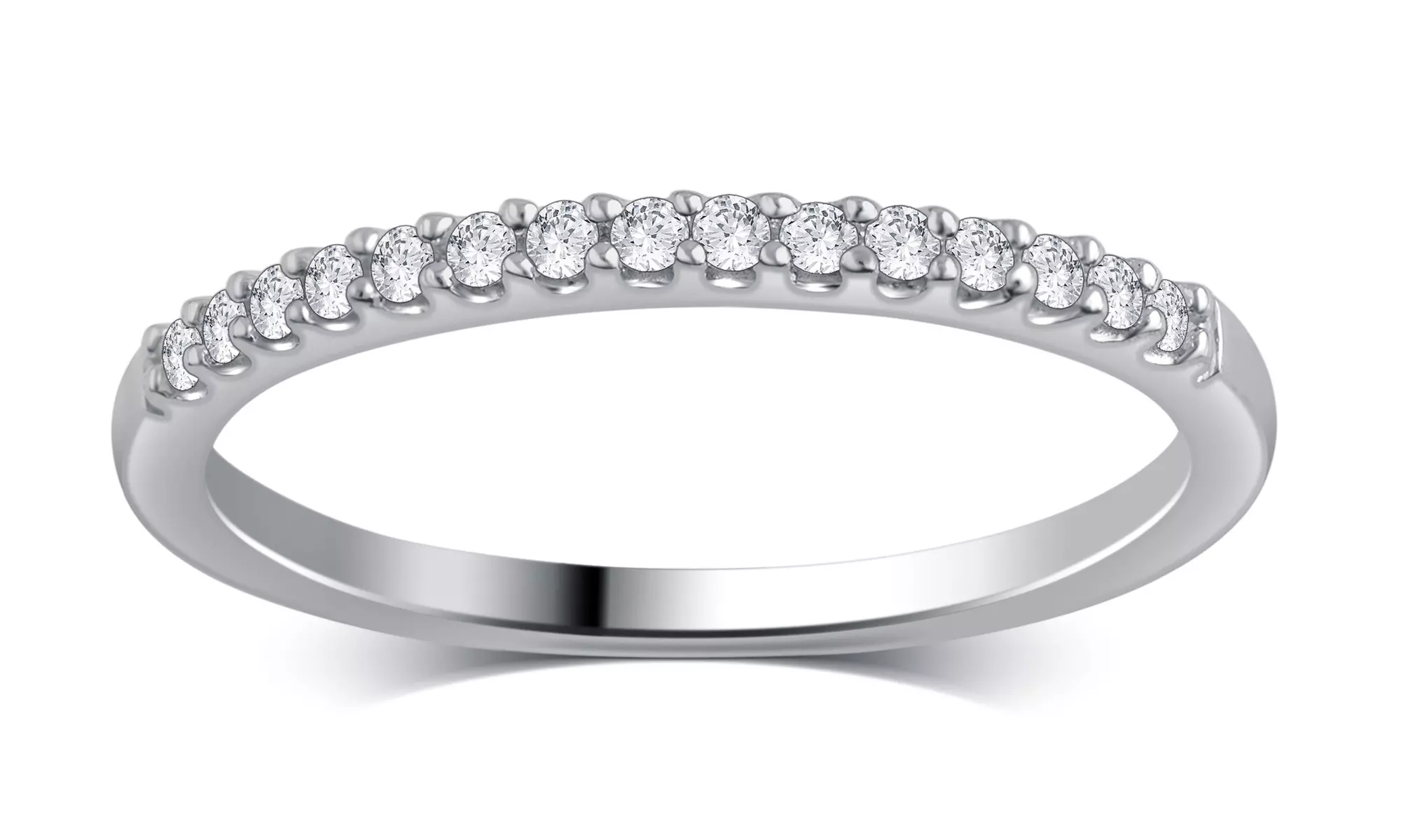 1.00 Cttw Princess Diamond Bridal Set in 10K White Gold by Brilliant Diamond - Second Medium