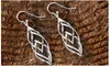 Sterling Silver Interlock Layered Drop Earrings