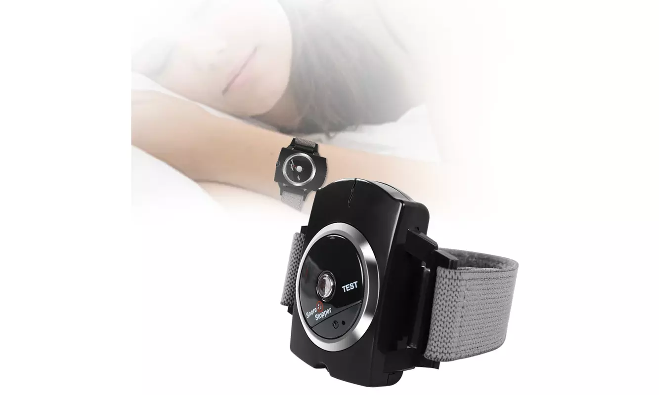 Anti-Snore Wristband Snore Stopper Sleep Connection Bracelet Device Snoring - Primary Image