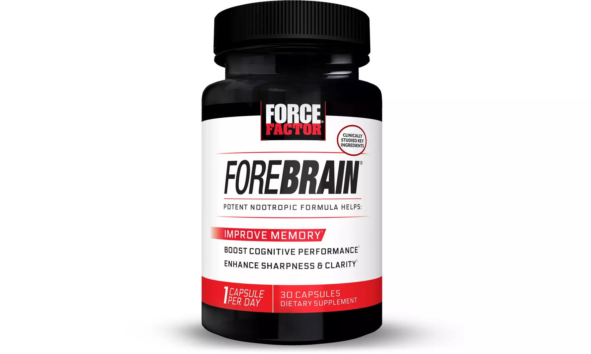 Force Factor Forebrain Cognitive Performance Nootropic, Improve Memory and Focus - Primary Image