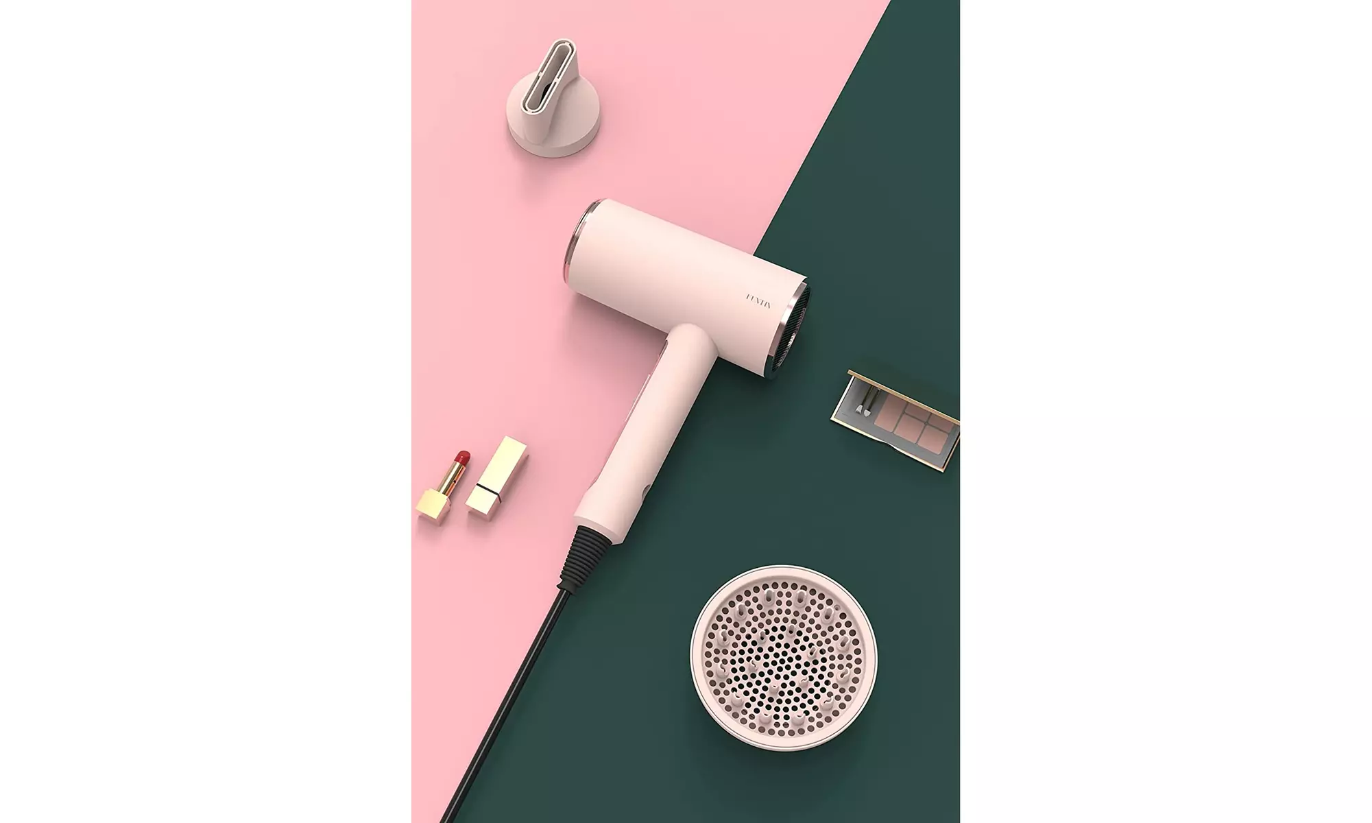 FUNTIN Hair Dryer, Blow Dryer with Diffuser 2023 Updated 1800w - Primary Image