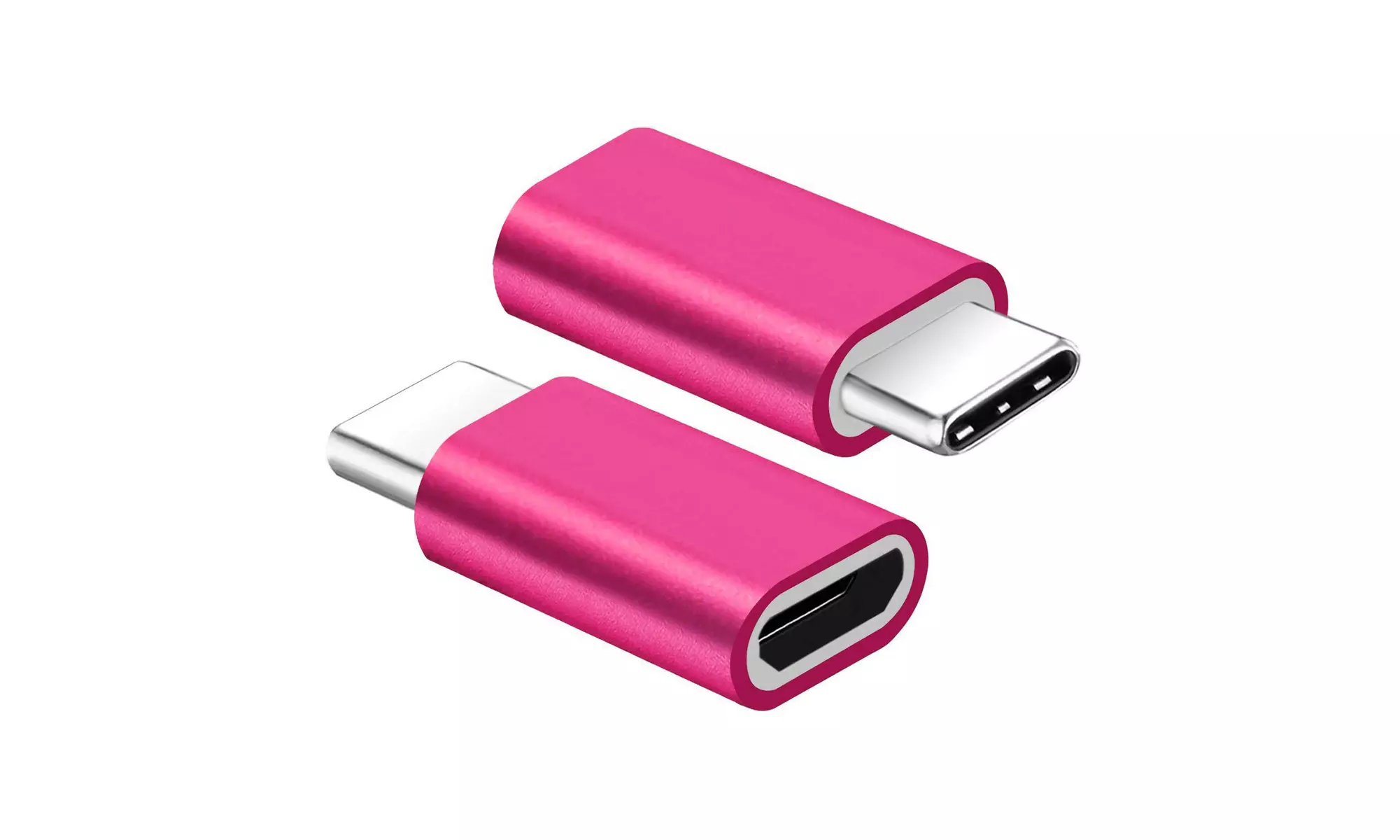Micro USB Female to Type C 3.1 Male Adapter Converter Micro-B to USB-C Connector - Primary Image