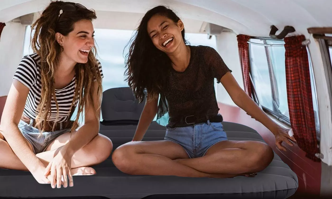 LakeForest Car Air Mattress Inflatable Travel Bed Portable Cushion for Camping