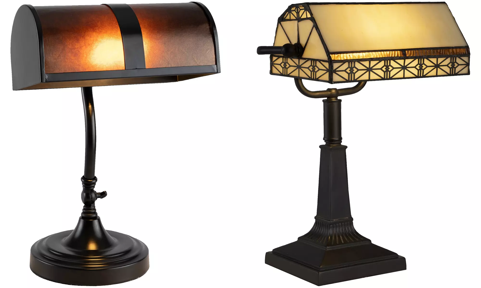 Lavish Home Collection: Bankers Table or Desk Lamp - Primary Image