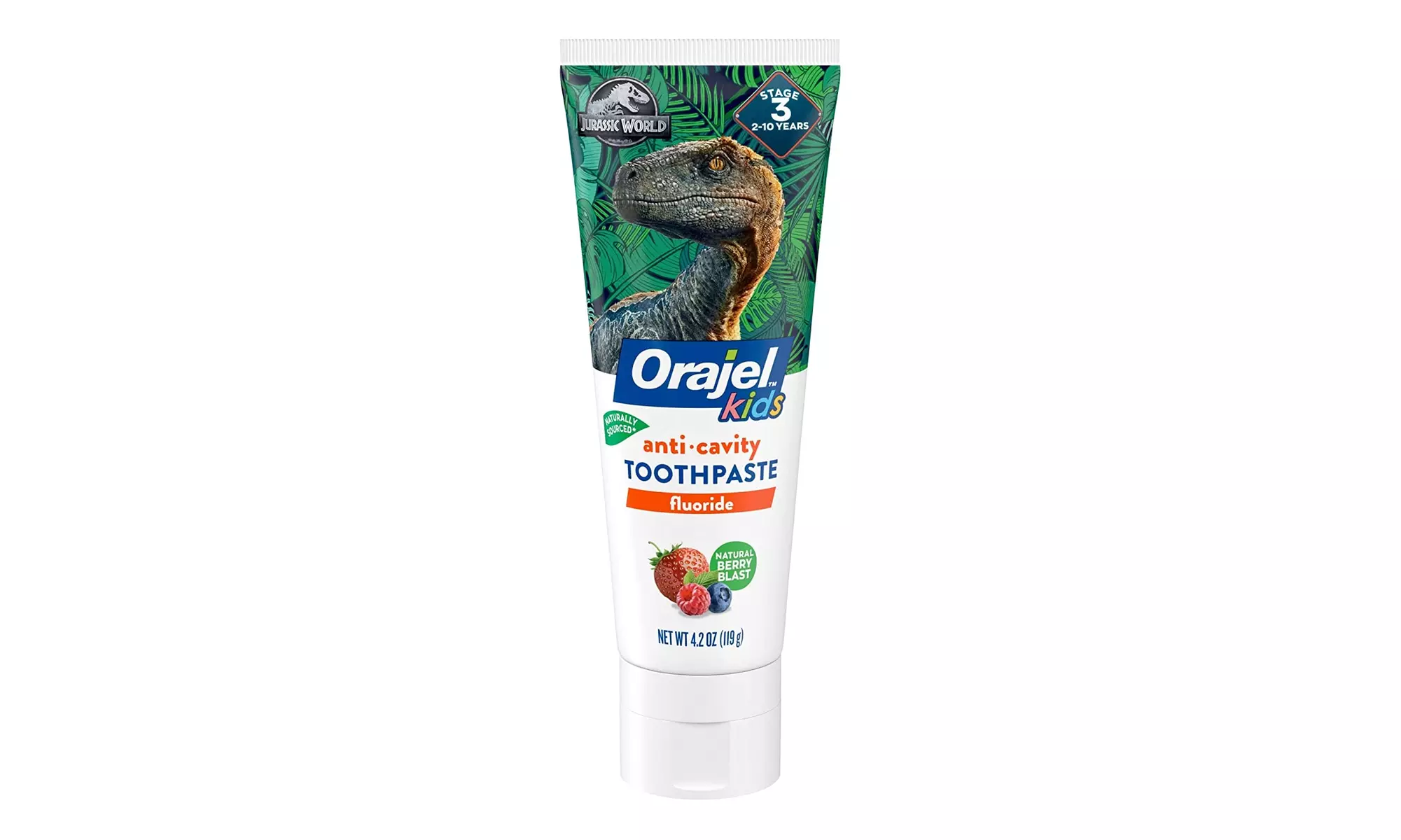 Orajel Jurassic World Anticavity Fluoride Toothpaste- Berry Blast Flavor - Second Medium