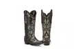 Black Star SWEETGRASS (Black/Silver) Women's Cowboy Boots - Second Medium