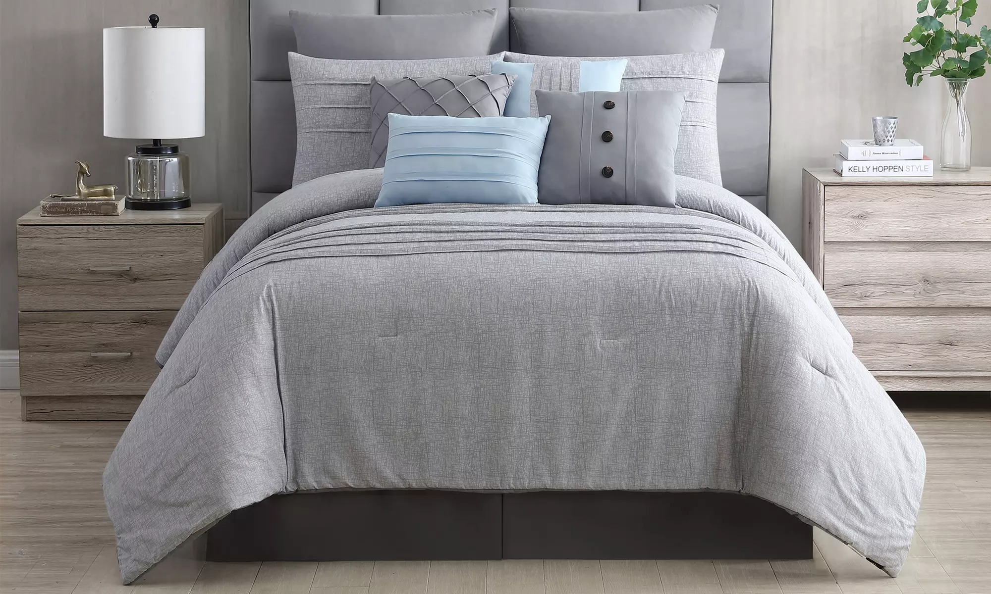 Modern Threads 10-Piece Printed Comforter Set - Primary Image