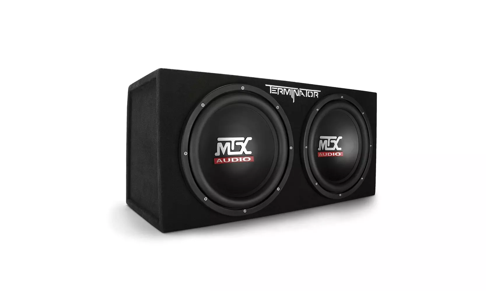 MTX Audio Terminator Series TNE212D 1,200-Watt Dual 12-Inch Sub Enclosure - Second Medium