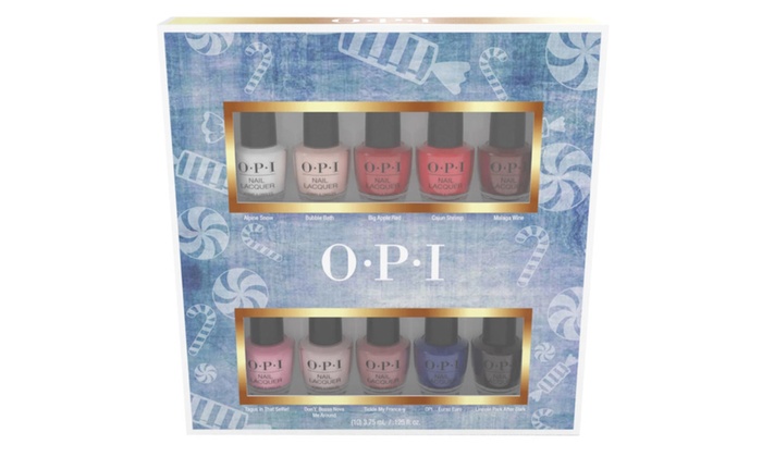 Opi Mini The Nutcracker Collection Holiday 2018 Nail Lacquer Set Of