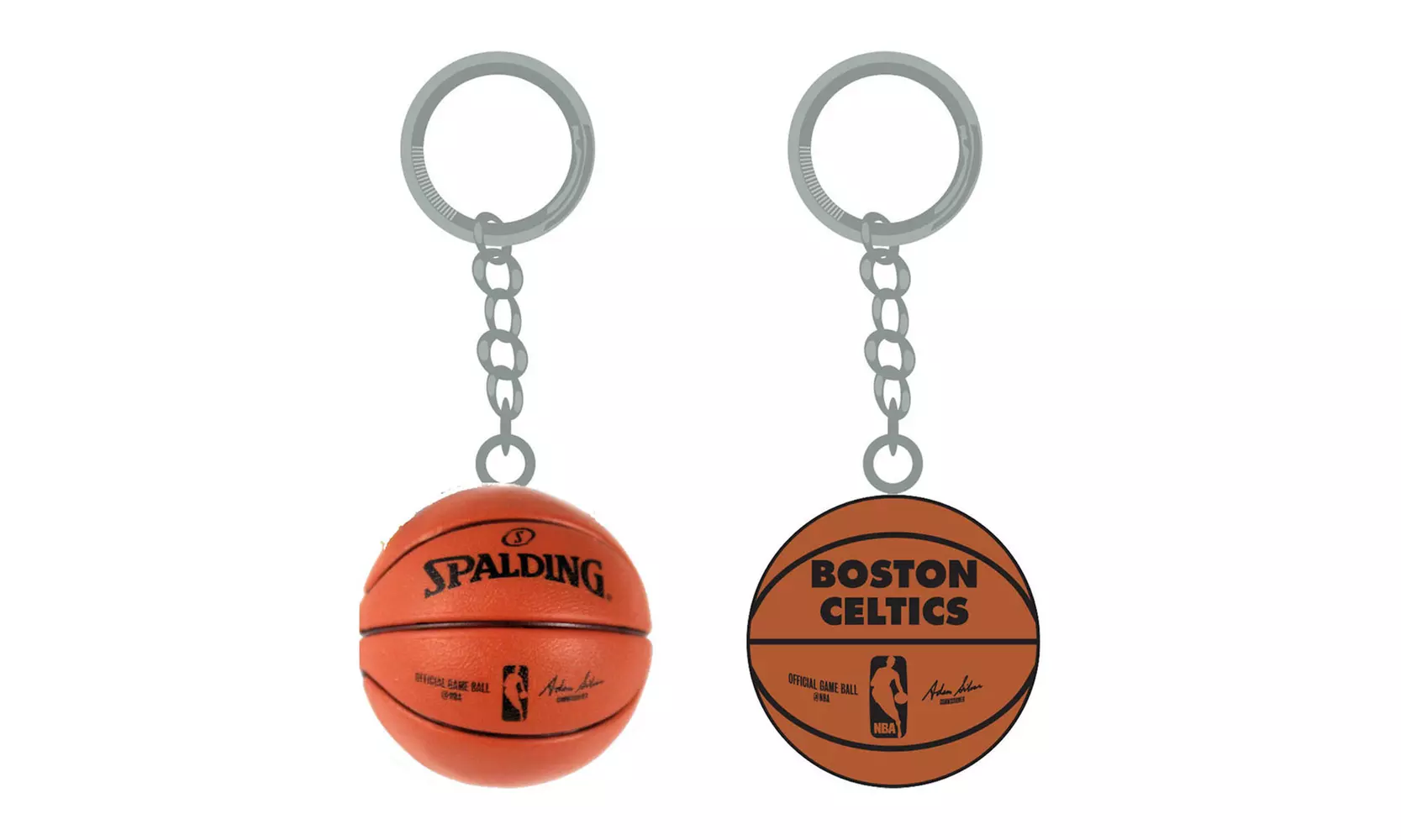 Sports Team Logo NBA Mini basketball keychains - Primary Image