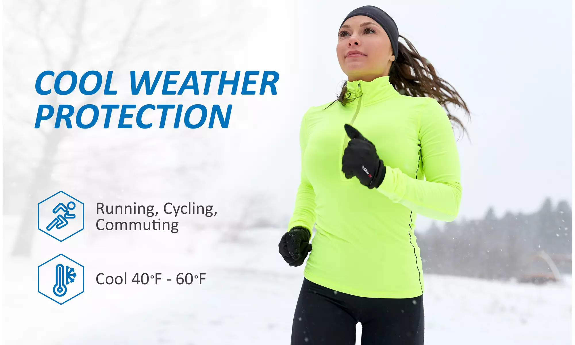 Thermal Winter Touch Screen Running Gloves