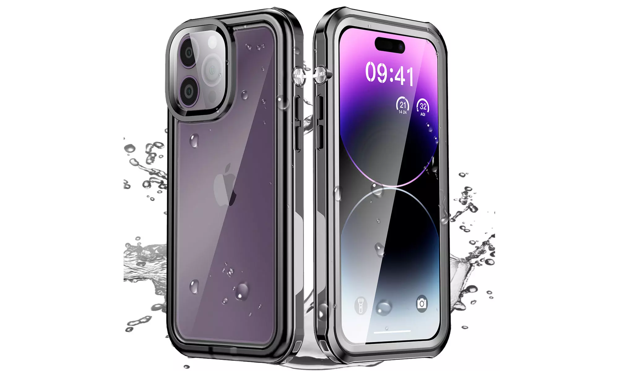 Waterproof Case For iPhone 14 Pro Max Shockproof Heavy Duty Protective Cover - Primary Image