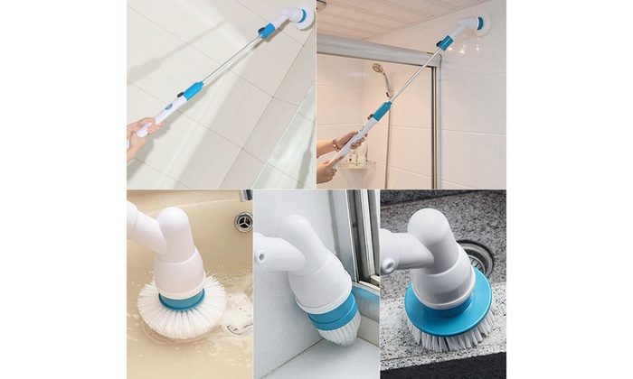 Up To 58 Off On 3 Heads Electric Spin Scrubbe Groupon Goods