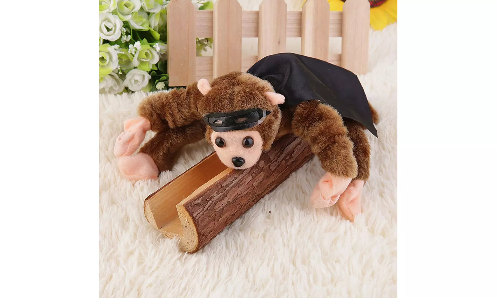 3Pcs Flying Flingshot Slingshot Howler Monkey Plush Toys Screaming Surprise Toy - Second Medium