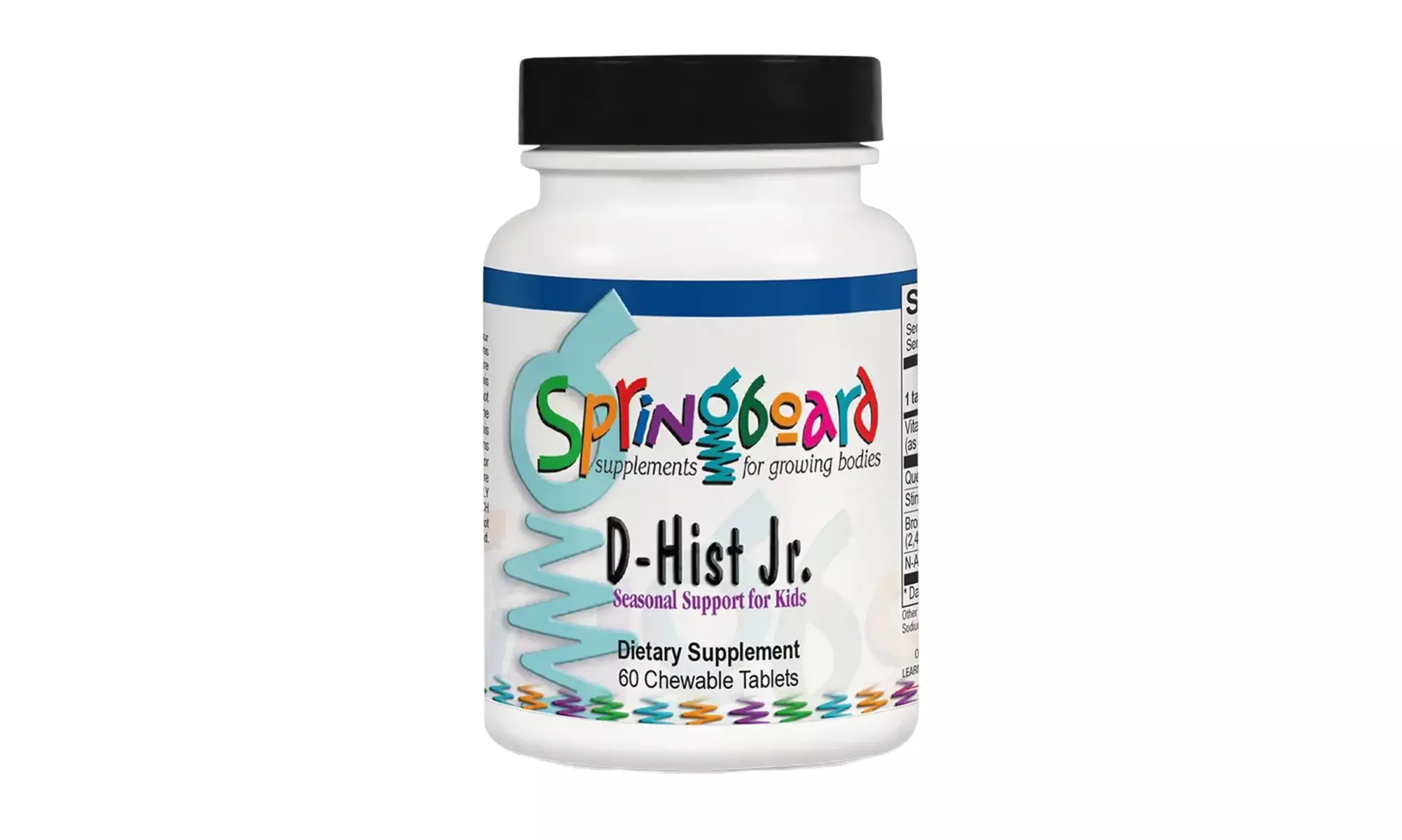 Ortho Molecular D-Hist Jr Chewable Tablets For Kids, 60ct, Immune Balance